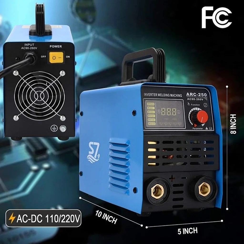 250A 110/220V Stick Welder ARC Welding Machine DC Inverter Welder Dual Voltage