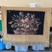Beautiful tapestry with wooden rod