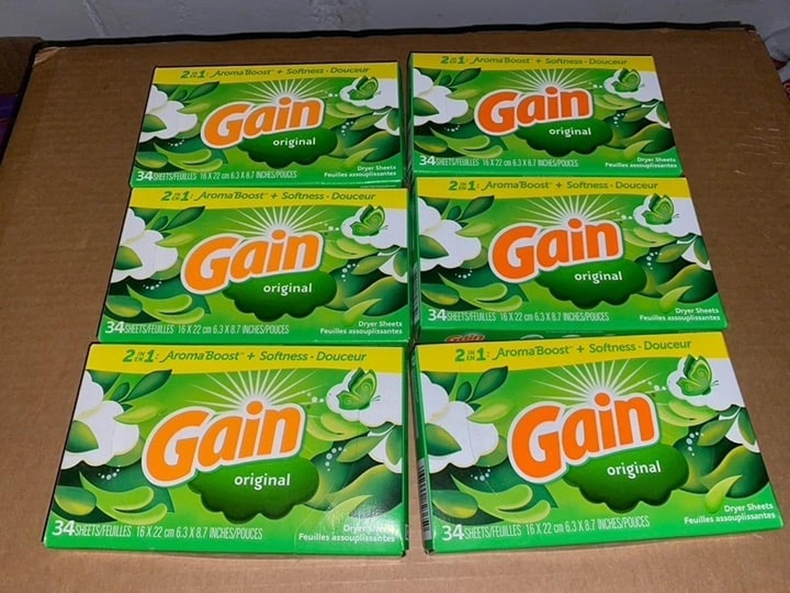 LOT OF 12 Gain Fabric Sheets