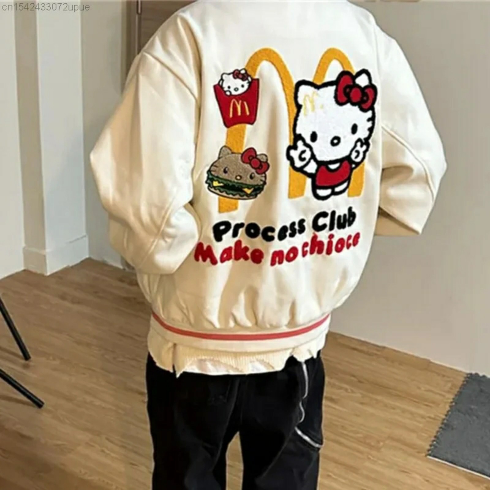 HELLOKITTY BOMBER VARSITY JACKET