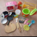 Play Kitchen Set, Pretend Play Toys, Bulk Sale - Includes Microwave, Dishes, Pots, and More!