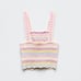 Zara Multi Colored Crochet Top
