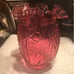Vintage Fenton Cranberry Vase