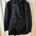 Zara Limited Edition Military Mens Jacket (Large - Navy Blue)