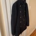 Zara Limited Edition Military Mens Jacket (Large - Navy Blue)