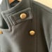 Zara Limited Edition Military Mens Jacket (Large - Navy Blue)