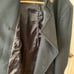Zara Limited Edition Military Mens Jacket (Large - Navy Blue)