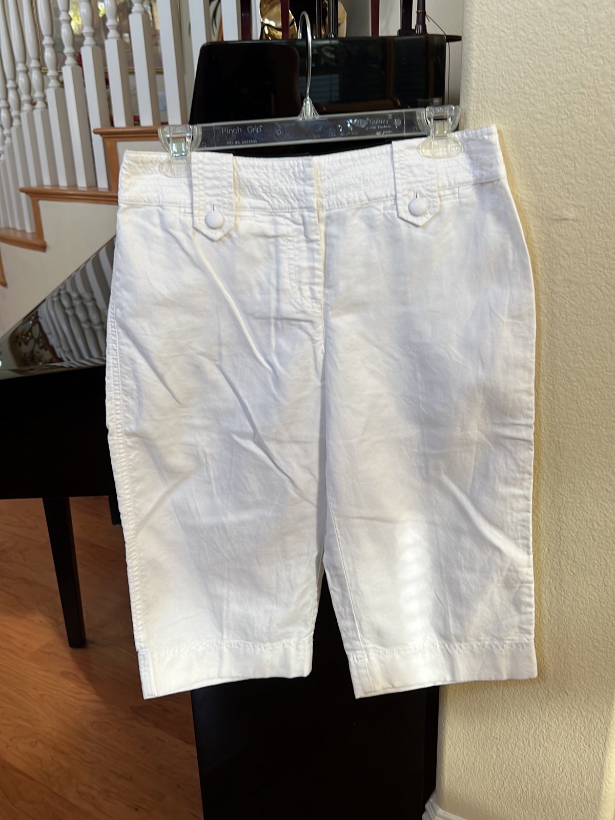 Ann Taylor Petite Tailored Loose Bermuda Linen Blend Shorts New 6P