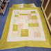 Heirloom Softy Quilted Comforter Twin Size 66 x 84 (Gold) 2 pillow cases 17x26