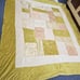 Heirloom Softy Quilted Comforter Twin Size 66 x 84 (Gold) 2 pillow cases 17x26