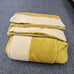 Heirloom Softy Quilted Comforter Twin Size 66 x 84 (Gold) 2 pillow cases 17x26