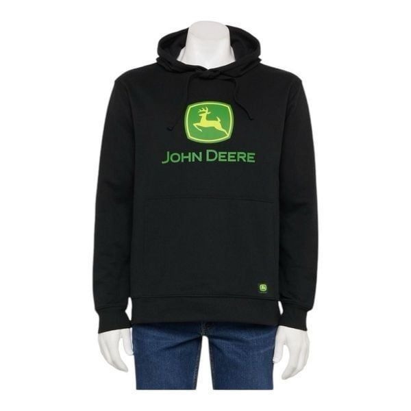 John Deere Core Graphic Logo Hoodie Black- Size XXL