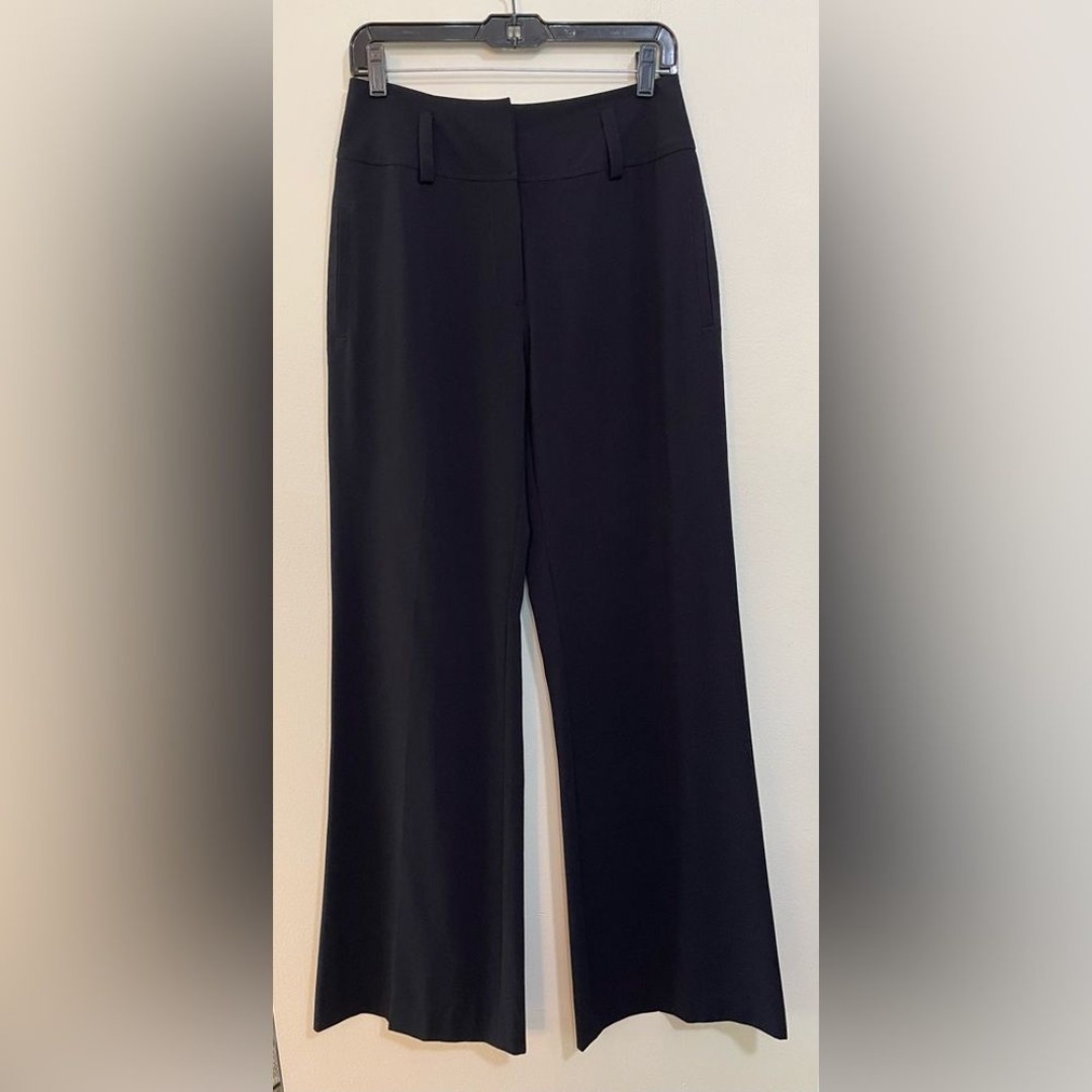 Cabi Women's Black Dress Pants Wide Leg Style Trousers Career Work Sz 6