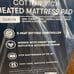 Brand New Serta Cotton Rich Heated Mattress Pad, Queen size