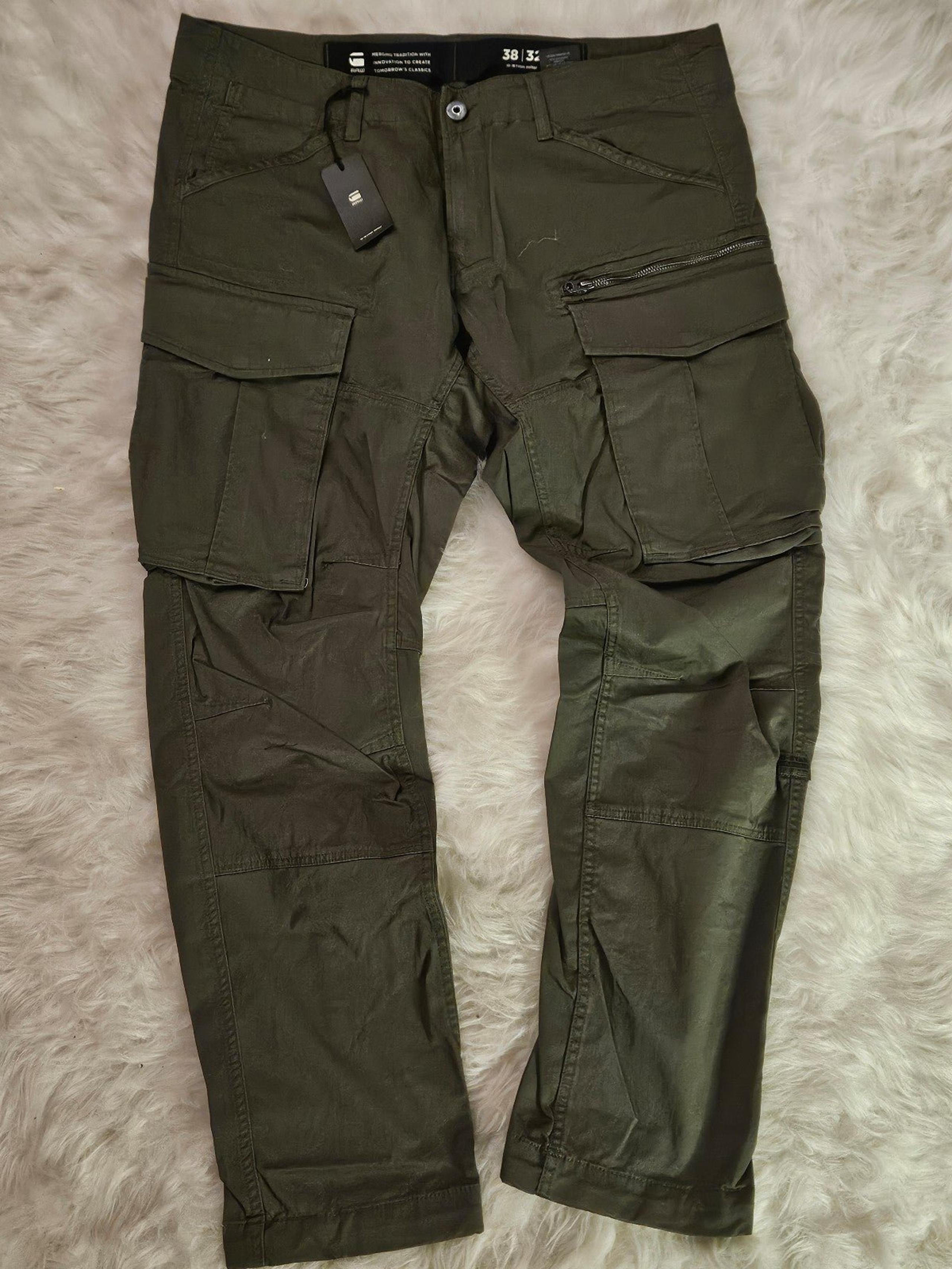 G-STAR OLIVE CARGO PANTS