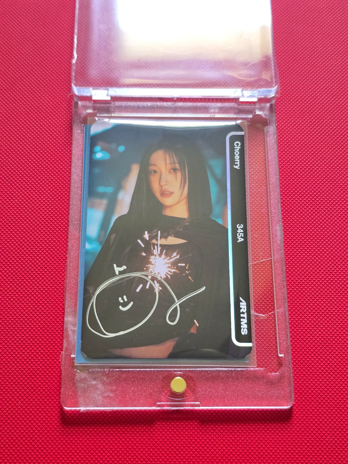 ARTMS Choerry Signed Objekt Photocard c345a OMA Unscanned