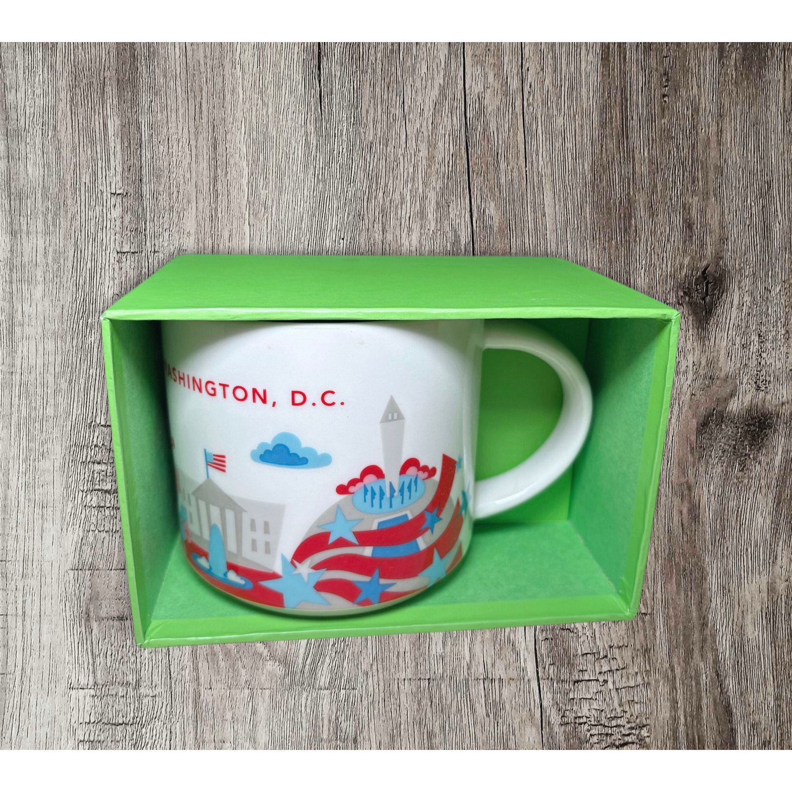 Starbucks Washington D C You Are Here mug NIB no chips or cracks