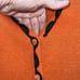 Studio Treat Vest Sweater Womens Large Orange Sleeveless Black Cat Halloween
