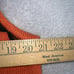 Studio Treat Vest Sweater Womens Large Orange Sleeveless Black Cat Halloween