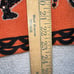 Studio Treat Vest Sweater Womens Large Orange Sleeveless Black Cat Halloween