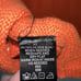 Studio Treat Vest Sweater Womens Large Orange Sleeveless Black Cat Halloween