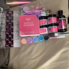 Full acrylic nail set