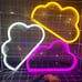 LED Cloud Neon Light for Wall Decor, Battery or USB Powered