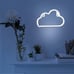 LED Cloud Neon Light for Wall Decor, Battery or USB Powered