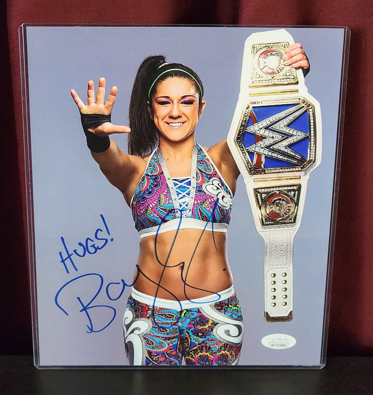 WWE Bayley Signed 8X10
