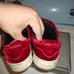 Tom Ford Red Velvet Russell Low Top Sneakers Size 39- 8.5 W + Box + Dust Bag