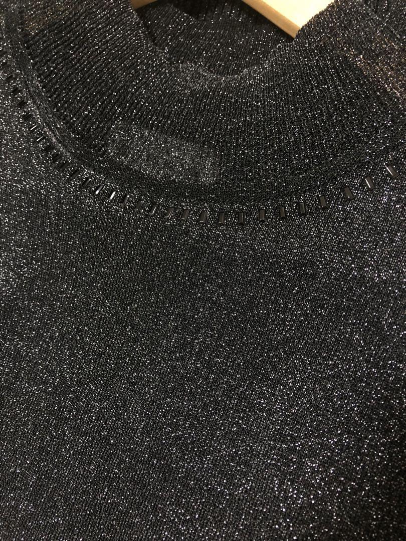 2025年新作入荷 Yves Saint sleeveless Glitter Laurent トップス