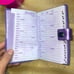 Vintage Sanrio Hello Kitty Address Book Groovy Purple Butterfly Collectible 2001