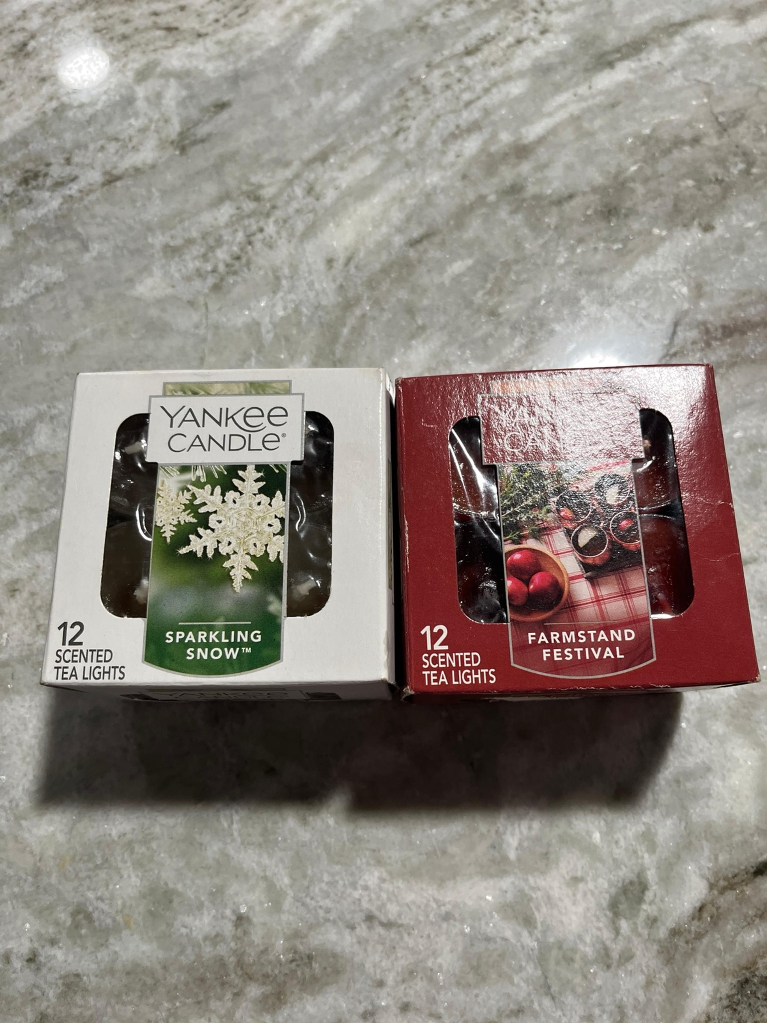Yankee Candle Tea Lights  Fall Winter New