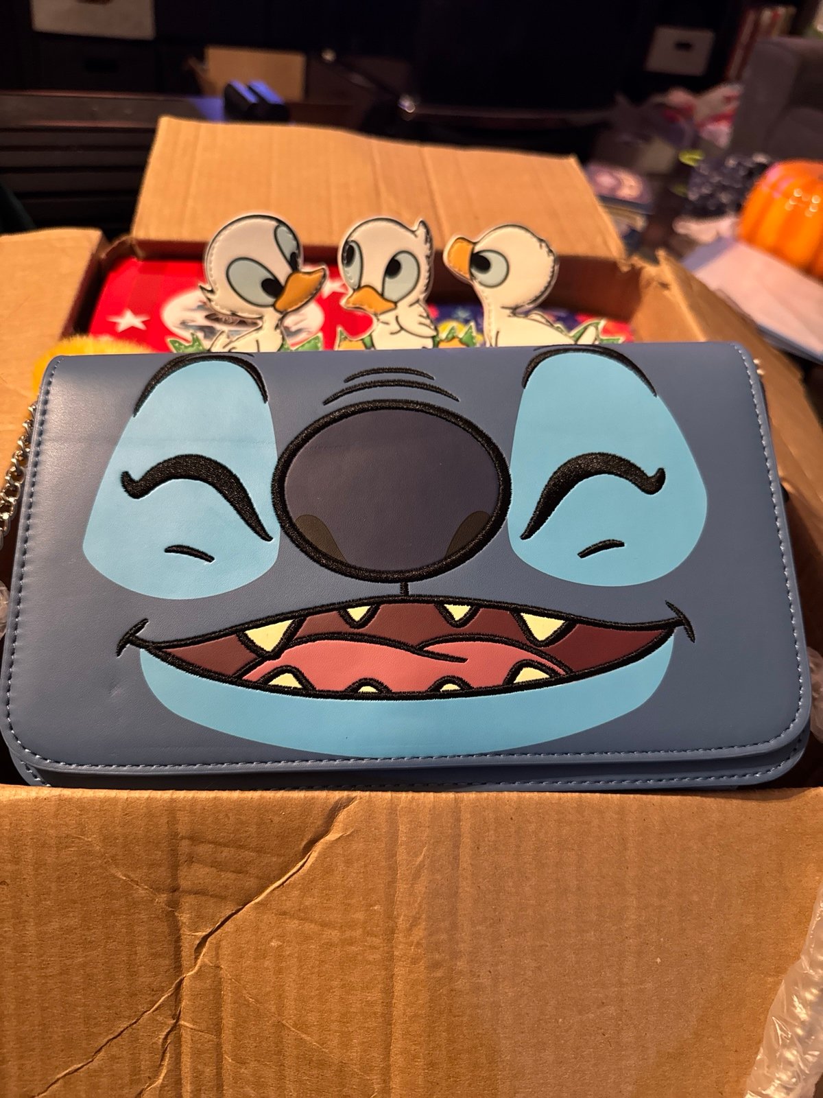Loungefly Stitch Face Crossbody