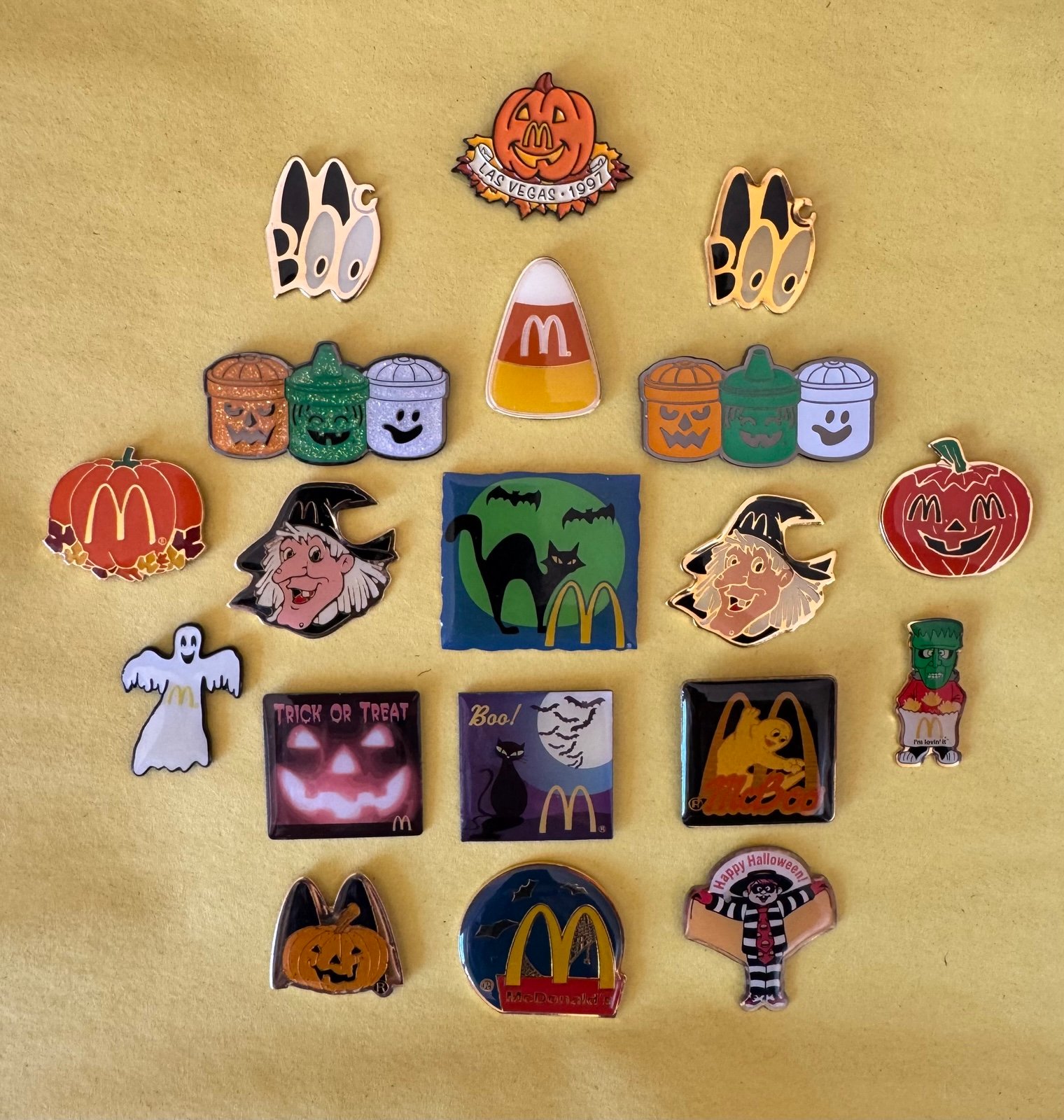 McDonald’s HALLOWEEN Enamel Pin Collection