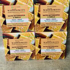 Salted butterscotch and vanilla wallflowers