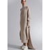 & Other Stories Women's Wool Blend Knitted Midi Sweater Dress Beige Size Small
