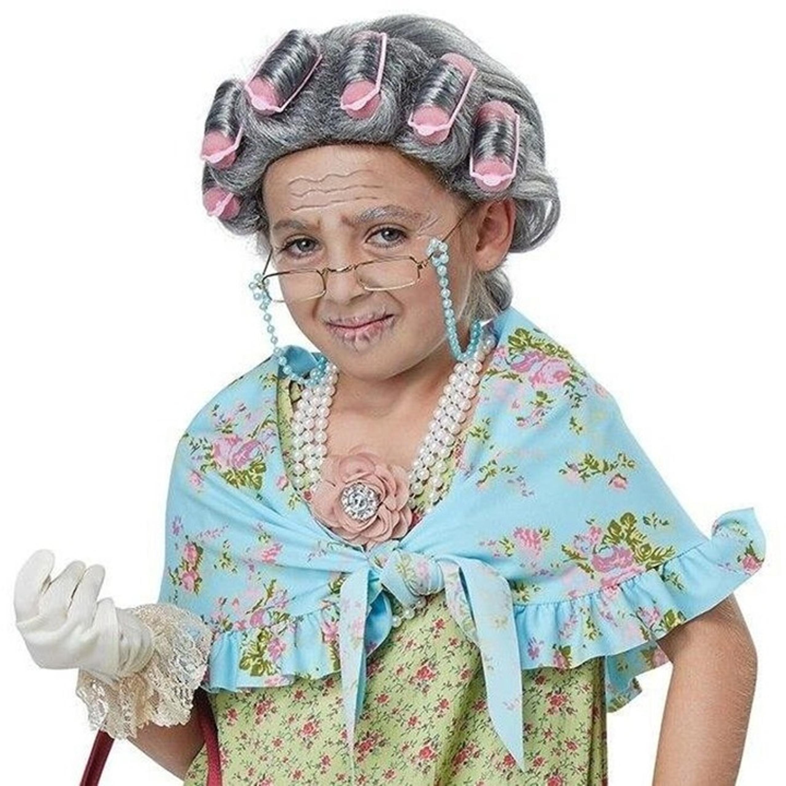 Old Lady Costume Kit for children