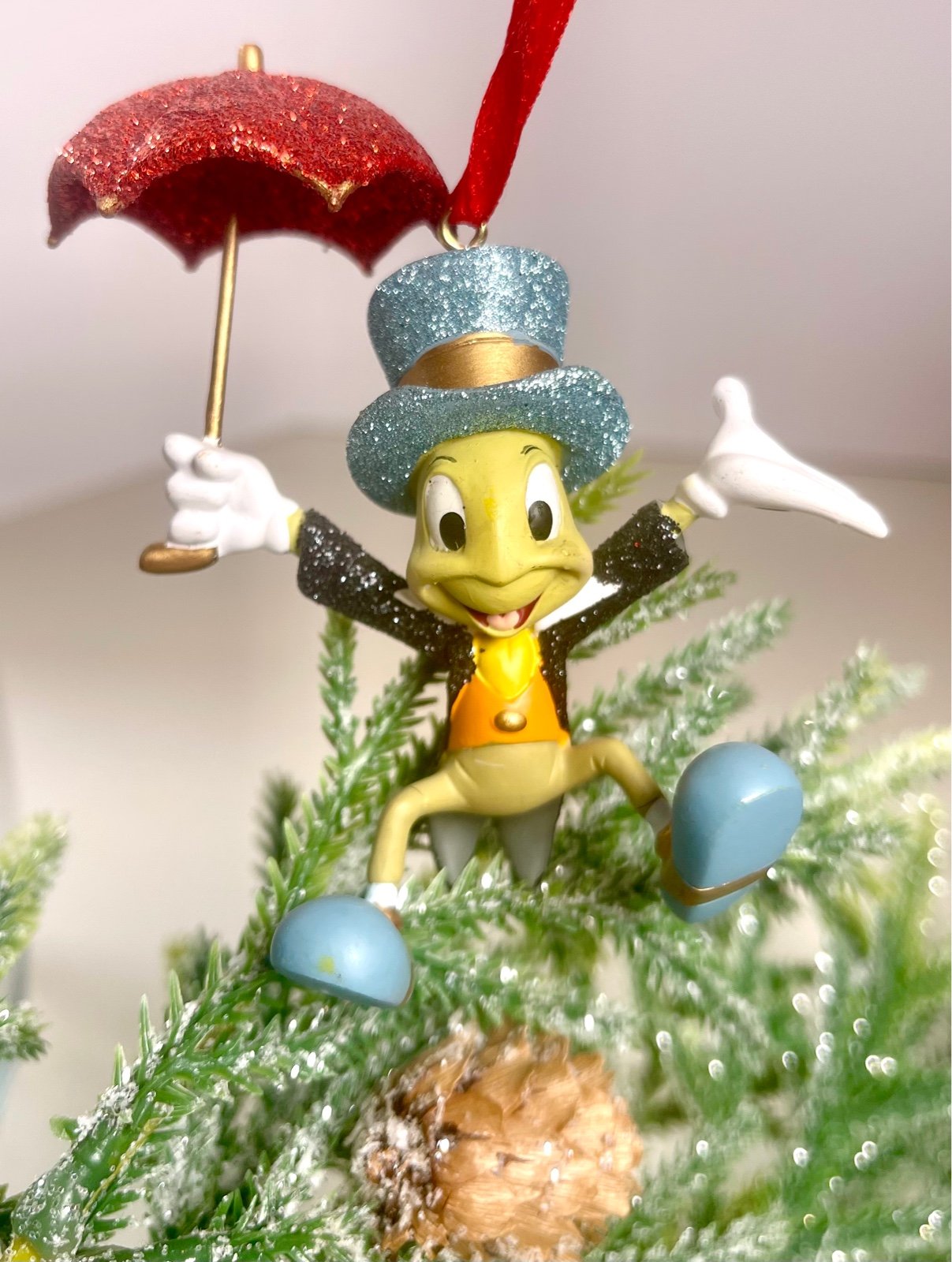 Disney Sketchbook Ornament Jiminy Cricket 2007 Pinocchio Christmas
