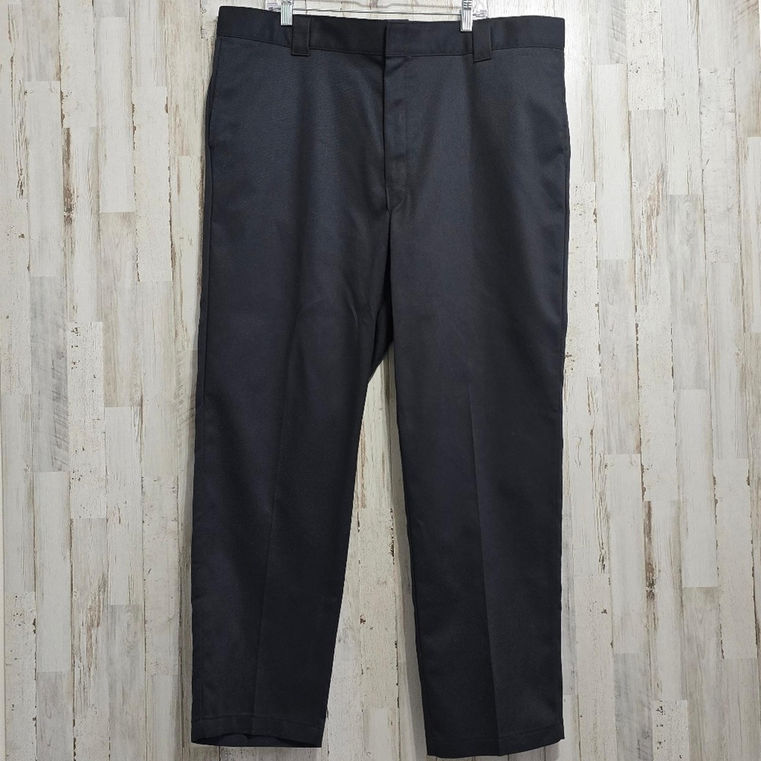 Dickies Black 874 Flex Original Fit Wrinkle Resistant Work Pants Big Tall 44x32