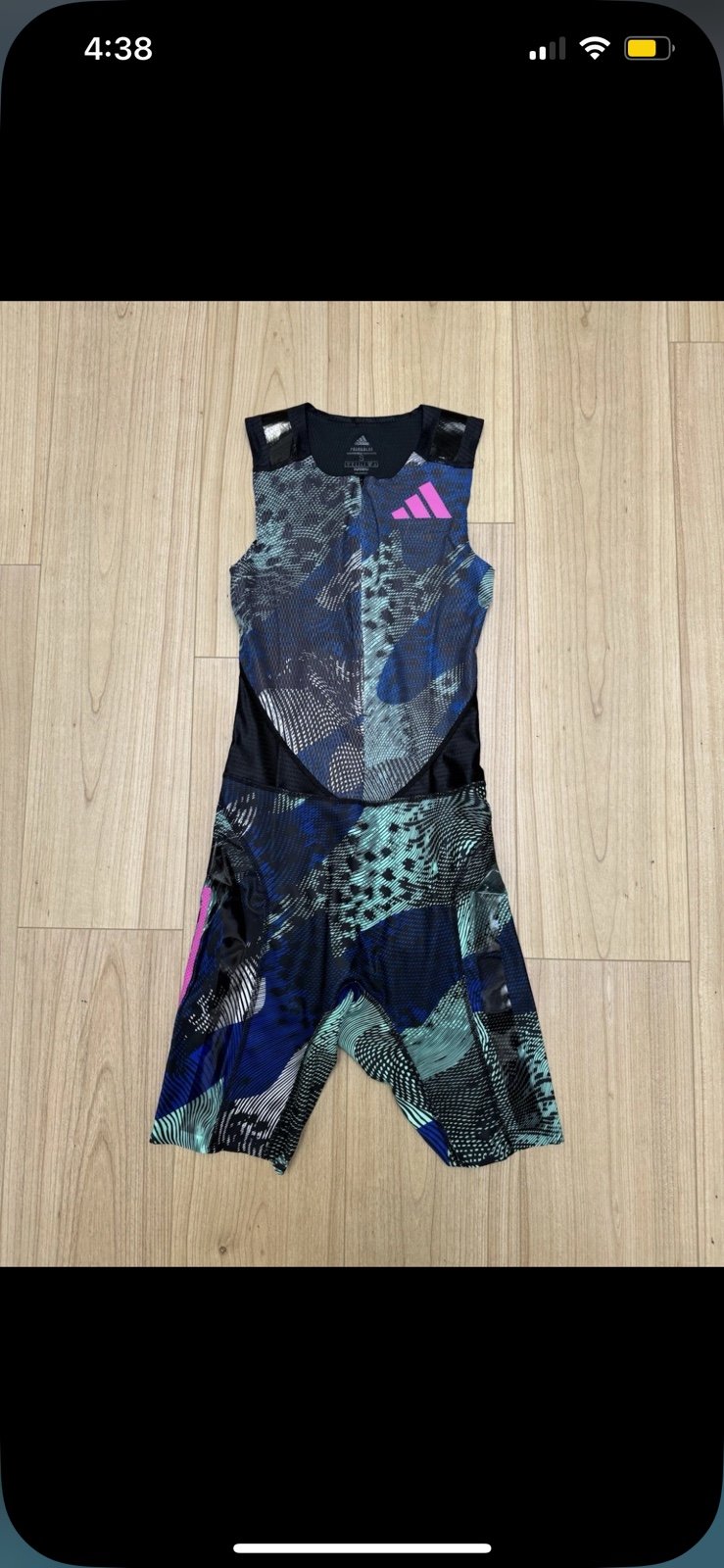 275 Men Adidas 2023 Pro Elite Sleeveless Running Suit HN8038 Speed Sprint Sz S