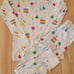 Hanna Andersson Birthday Cake PJs / pajamas / long johns - size 110 / 5