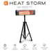 Tripod Infrared 1500 Watt Electric Patio Heater