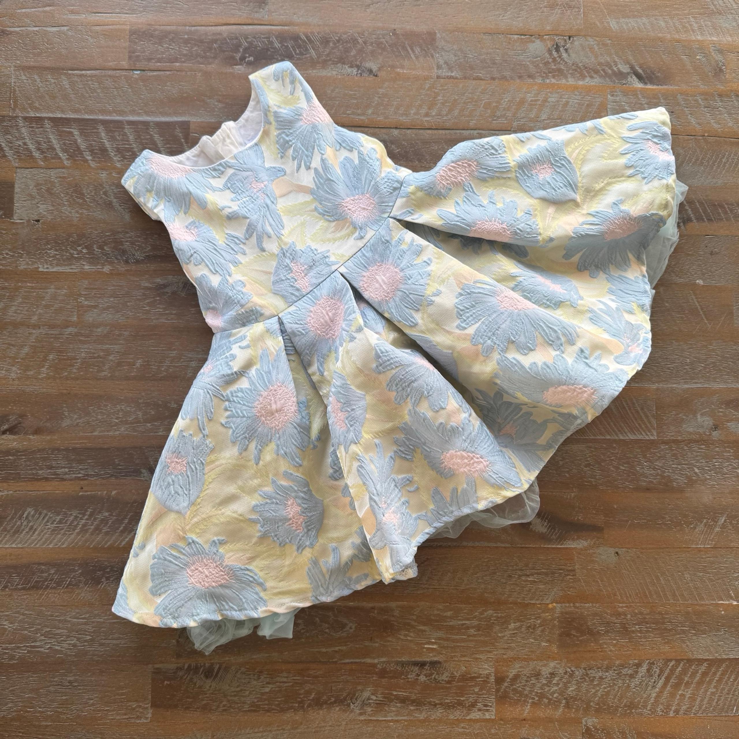 DKNY 3t floral pastel Easter dress