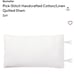 2 Pottery Barn Pitch-Stitch Handcrafted Quilted Shams - White - King