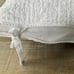 2 Pottery Barn Pitch-Stitch Handcrafted Quilted Shams - White - King
