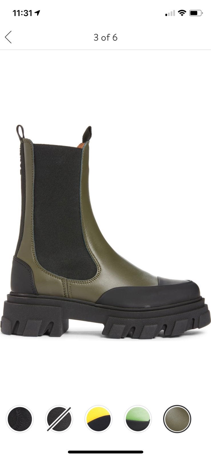 Ganni Mid-Calf Chelsea Boots