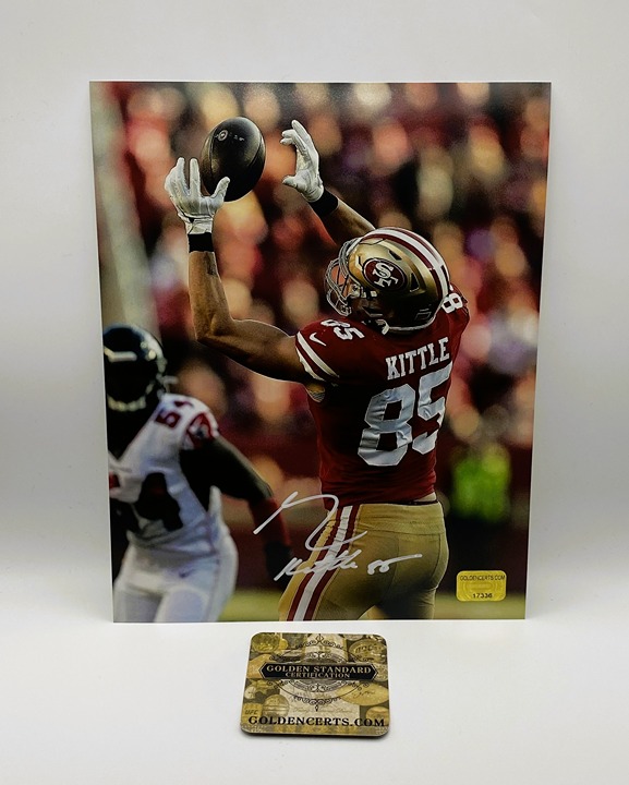 George Kittle Signed 8x10 Photo With COA (17336) (49ers)