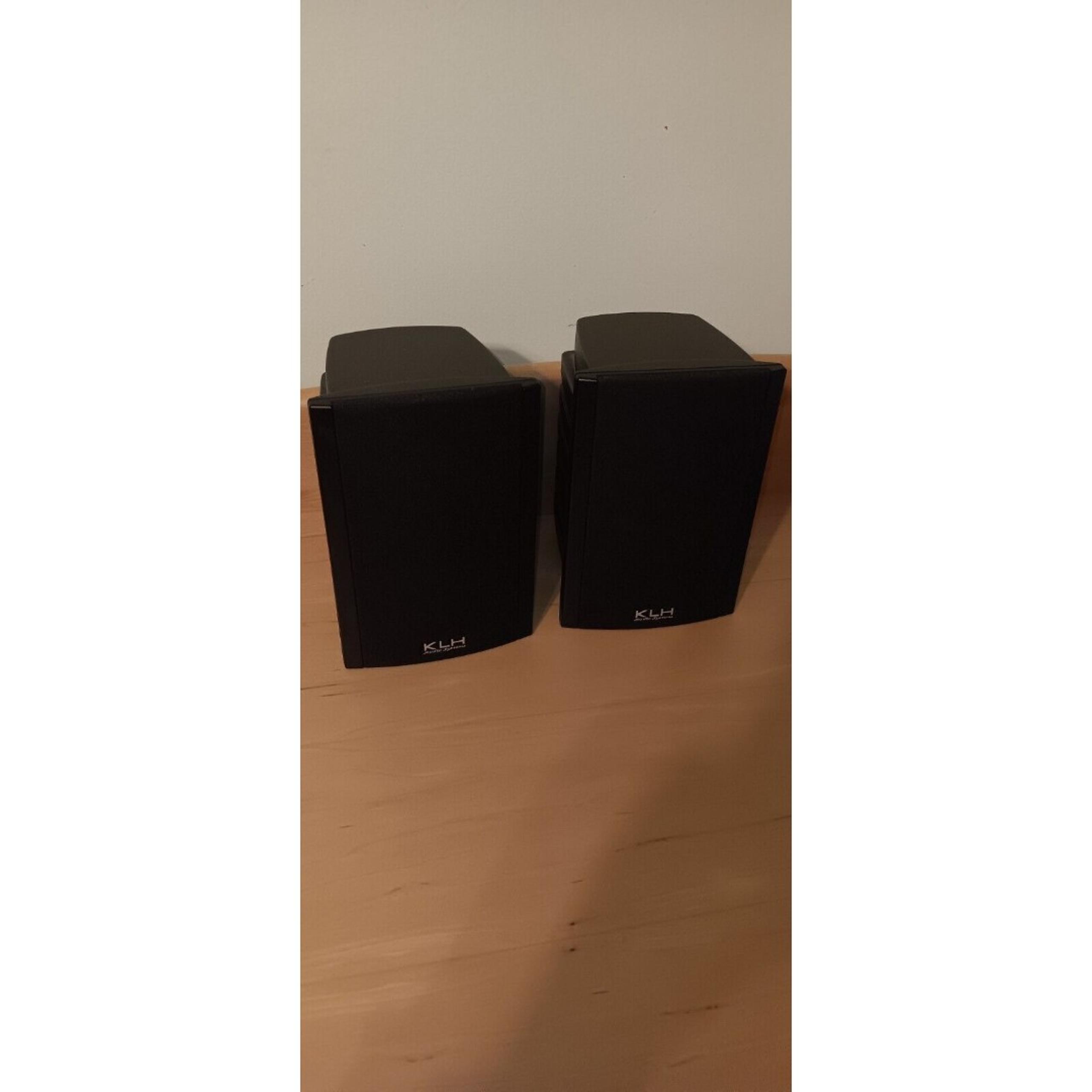 KLH  Audio Systems 2 Speakers Model # SS-02 Impedance 8 ohms