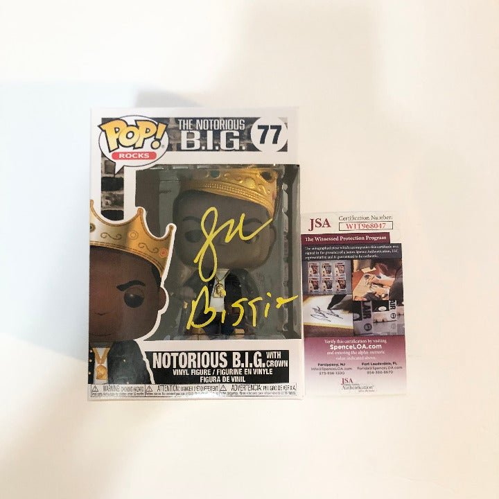 Jamal Woolard Signed Autographed Biggie Smalls Funko Pop with JSA COA